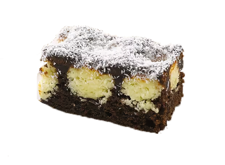 CAKE CHOCOLATE Y COCO 2,500 KG. (24 PORCIONES)