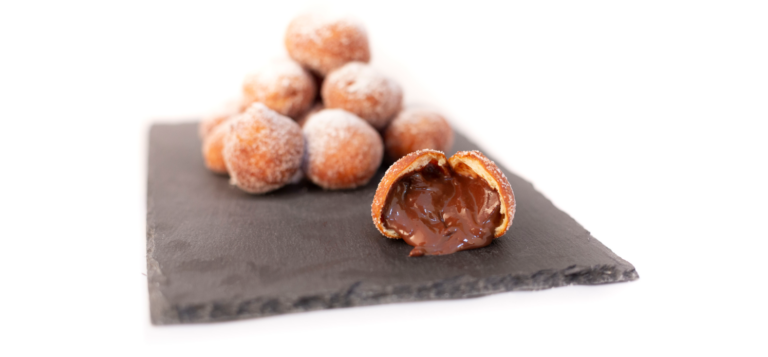 BUÑUELOS RELLENOS DE CACAO-AVELLANAS 2,3 KG